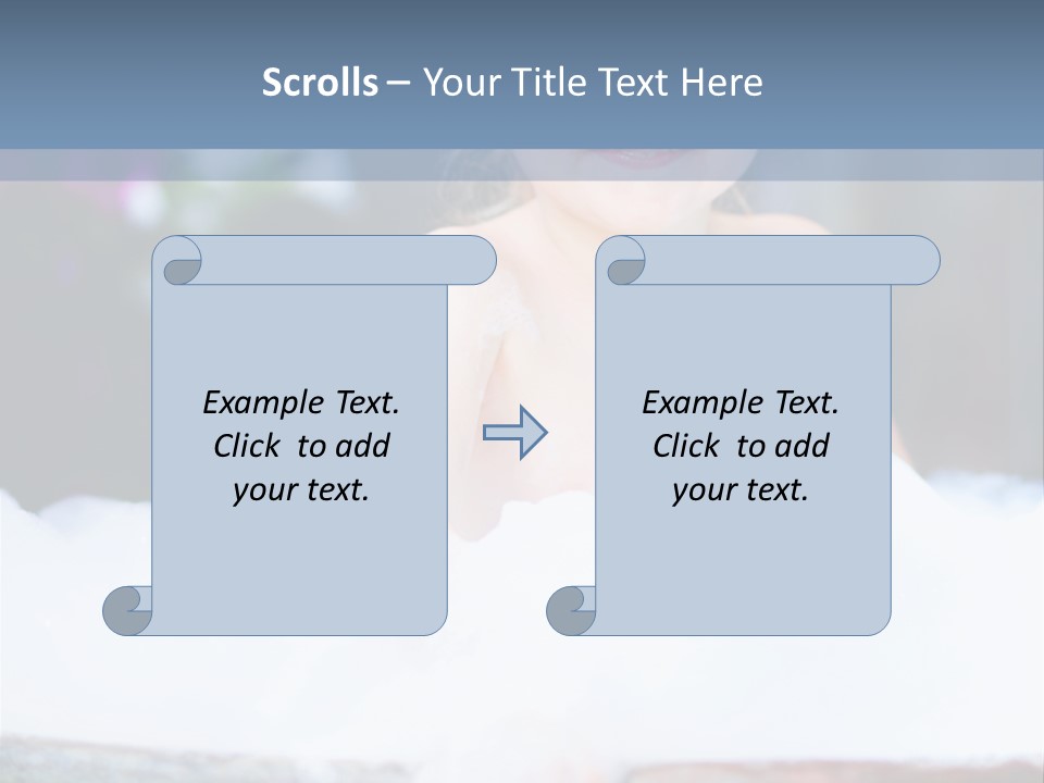 Healthcare Foam Bath PowerPoint Template