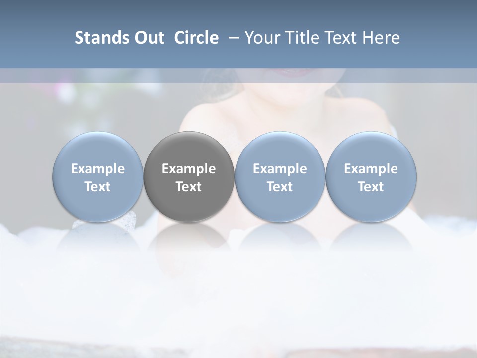 Healthcare Foam Bath PowerPoint Template