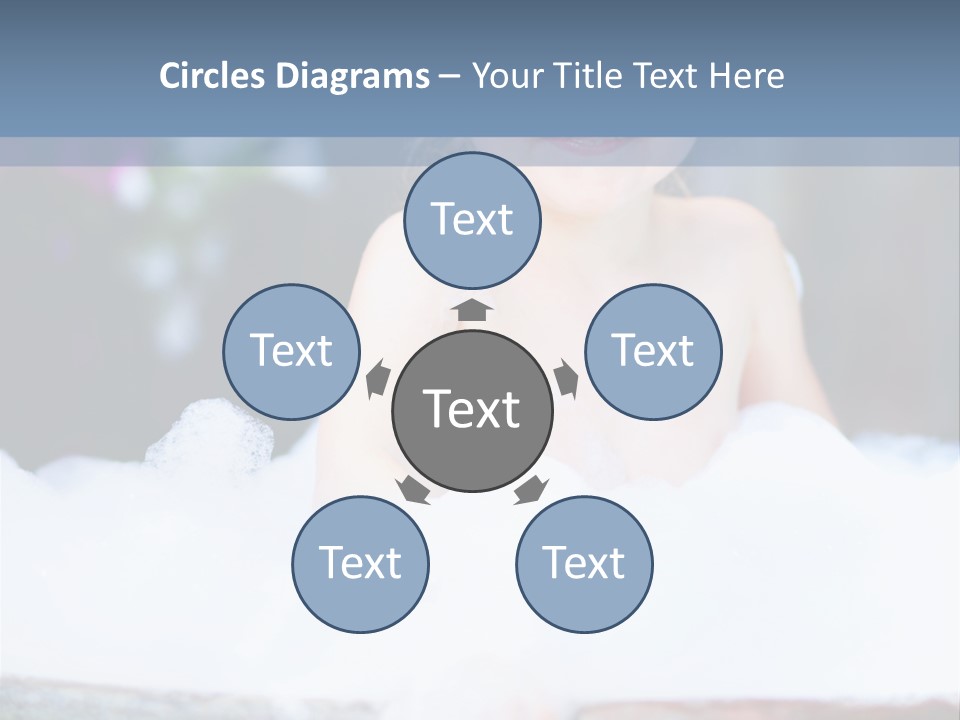 Healthcare Foam Bath PowerPoint Template