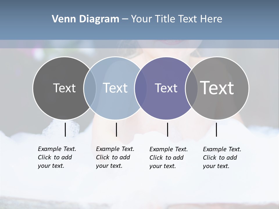 Healthcare Foam Bath PowerPoint Template