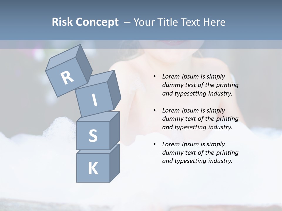 Healthcare Foam Bath PowerPoint Template
