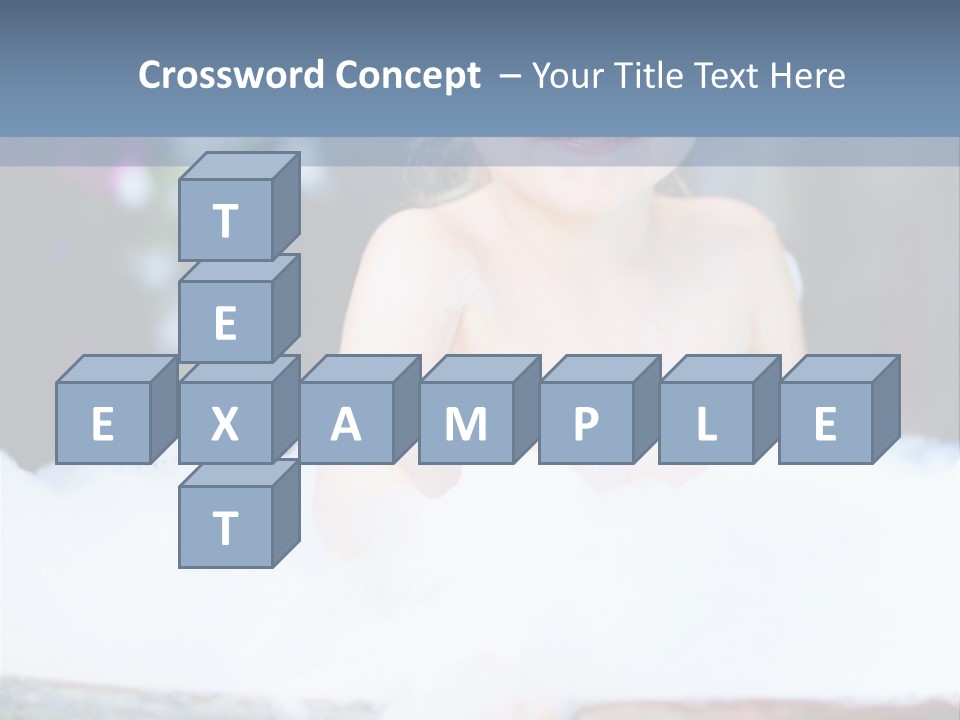 Healthcare Foam Bath PowerPoint Template