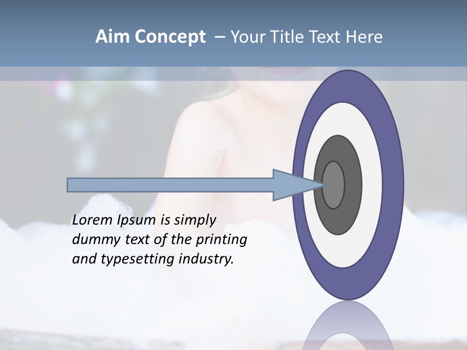 Healthcare Foam Bath PowerPoint Template