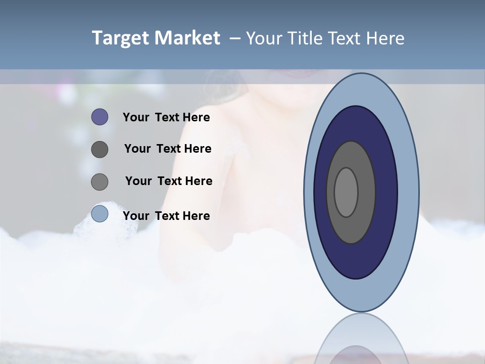 Healthcare Foam Bath PowerPoint Template