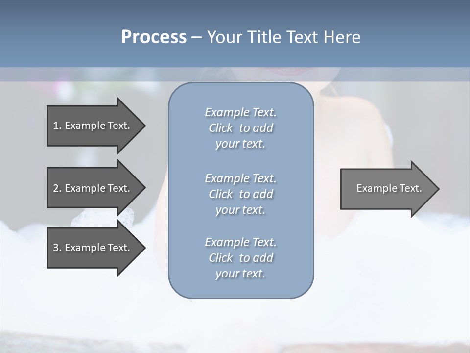 Healthcare Foam Bath PowerPoint Template