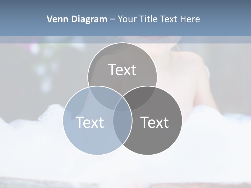 Healthcare Foam Bath PowerPoint Template