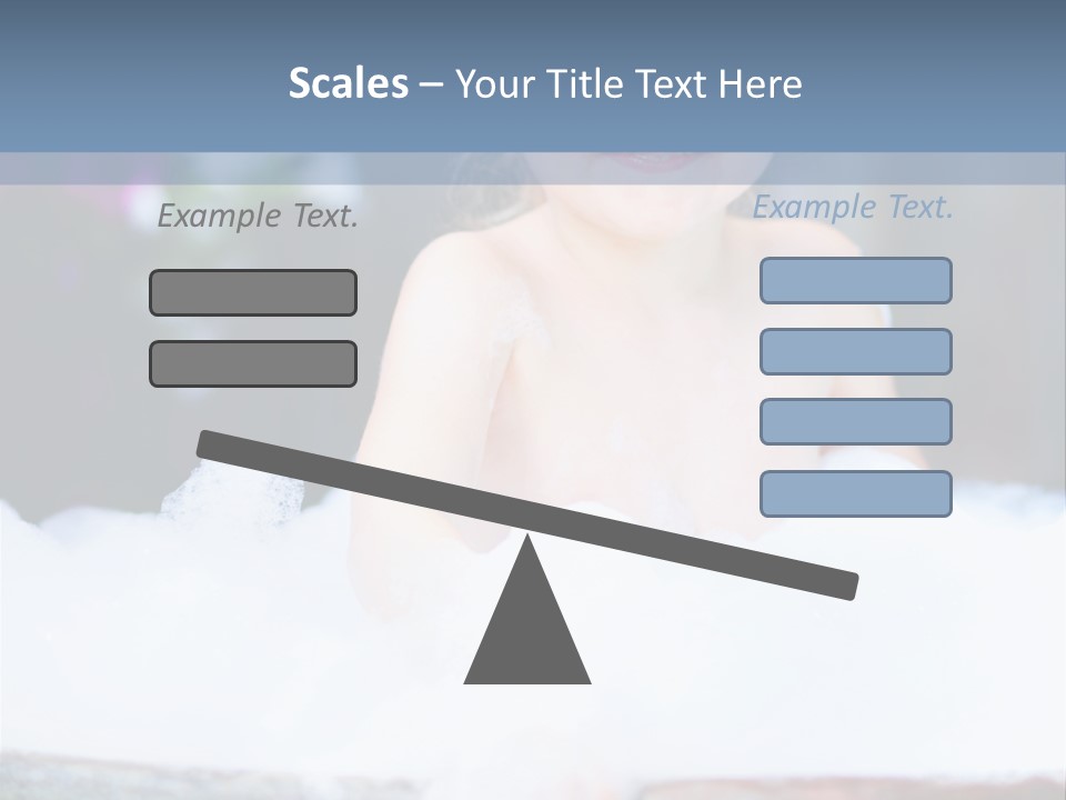 Healthcare Foam Bath PowerPoint Template