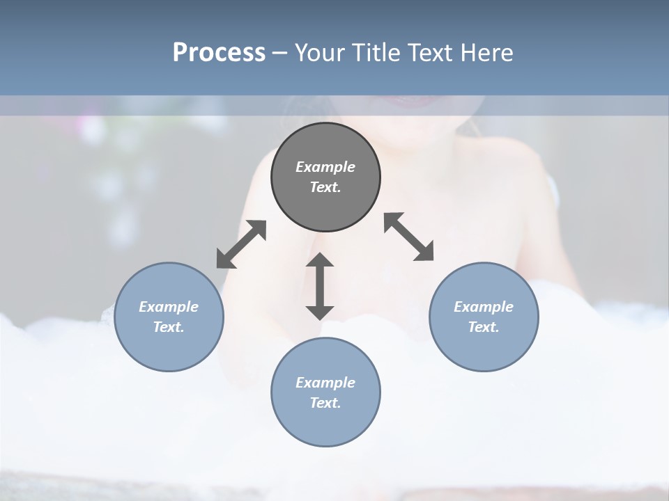Healthcare Foam Bath PowerPoint Template