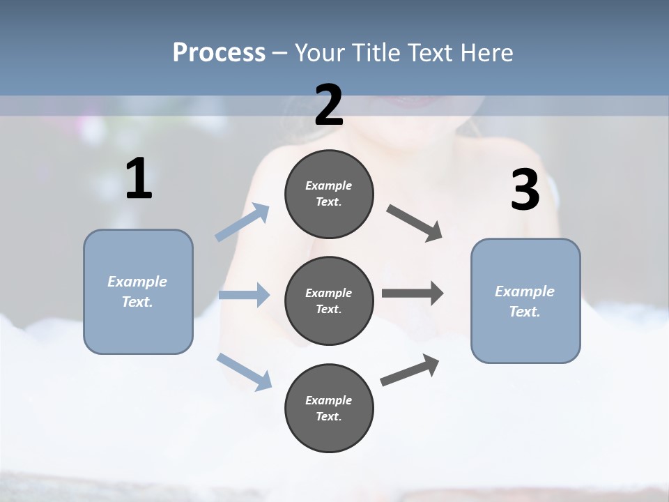 Healthcare Foam Bath PowerPoint Template