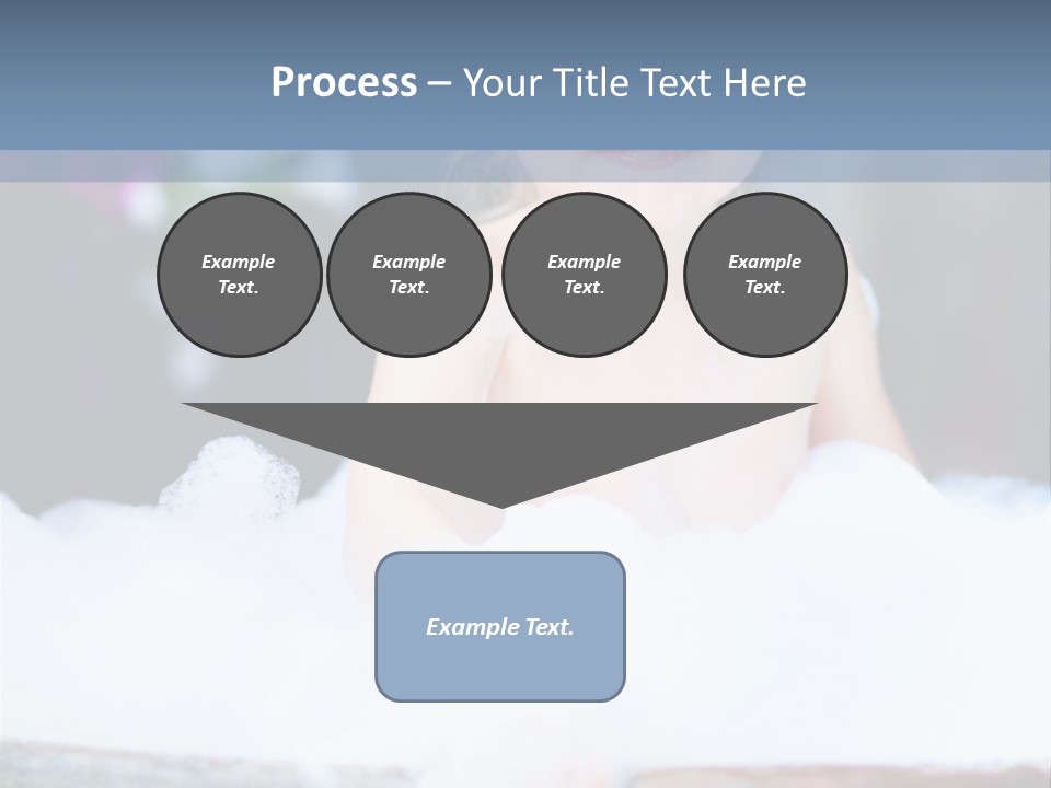 Healthcare Foam Bath PowerPoint Template