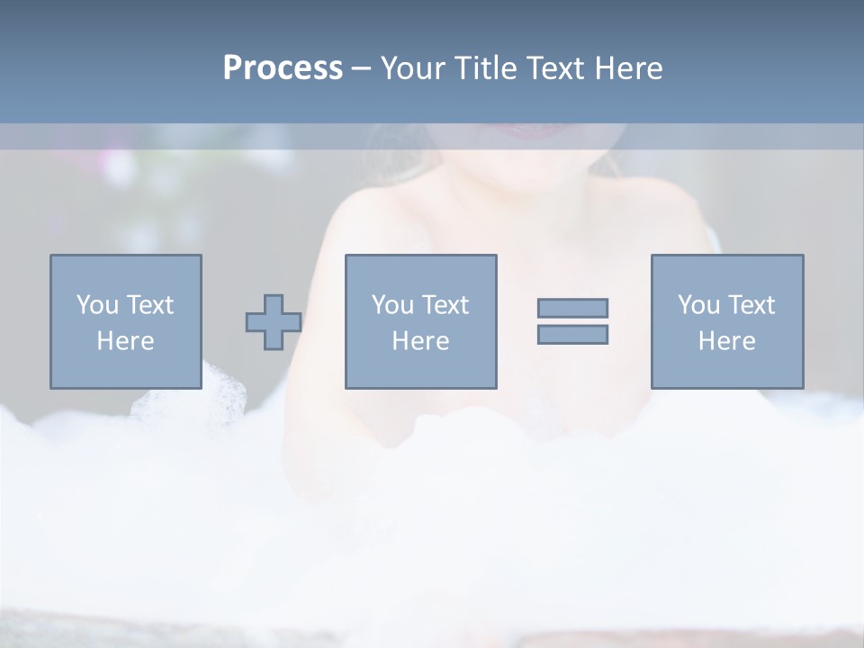 Healthcare Foam Bath PowerPoint Template