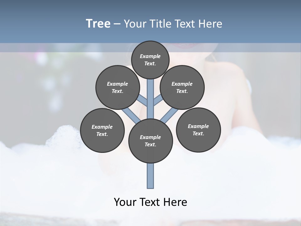 Healthcare Foam Bath PowerPoint Template