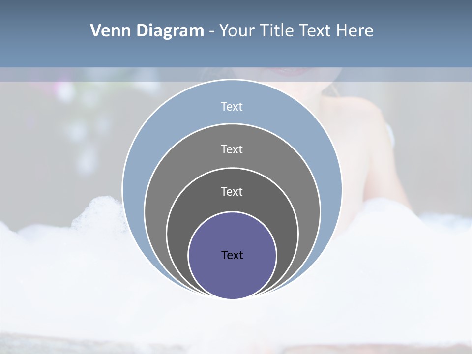 Healthcare Foam Bath PowerPoint Template