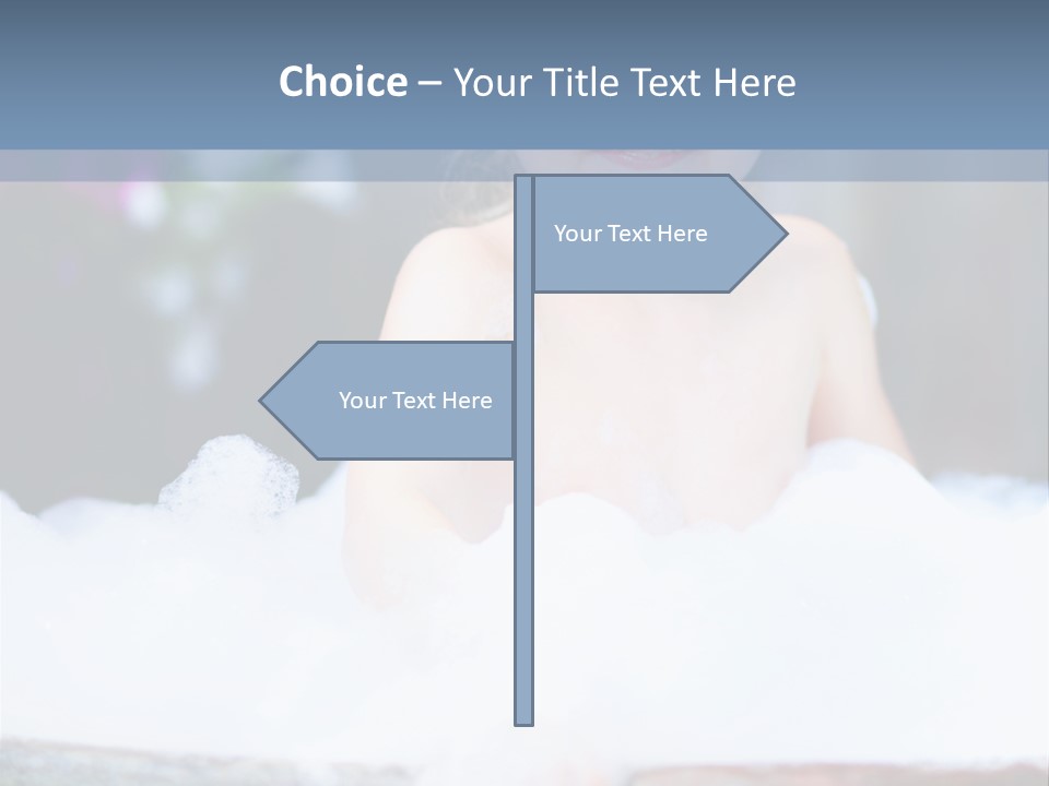Healthcare Foam Bath PowerPoint Template