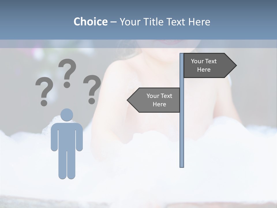 Healthcare Foam Bath PowerPoint Template