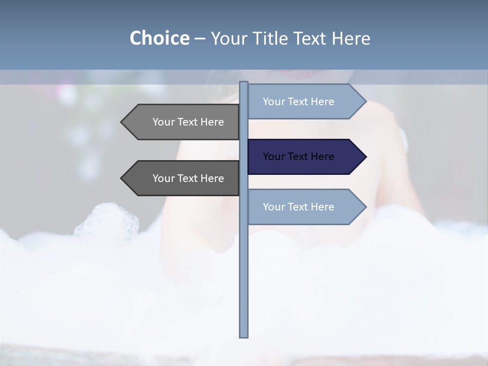 Healthcare Foam Bath PowerPoint Template