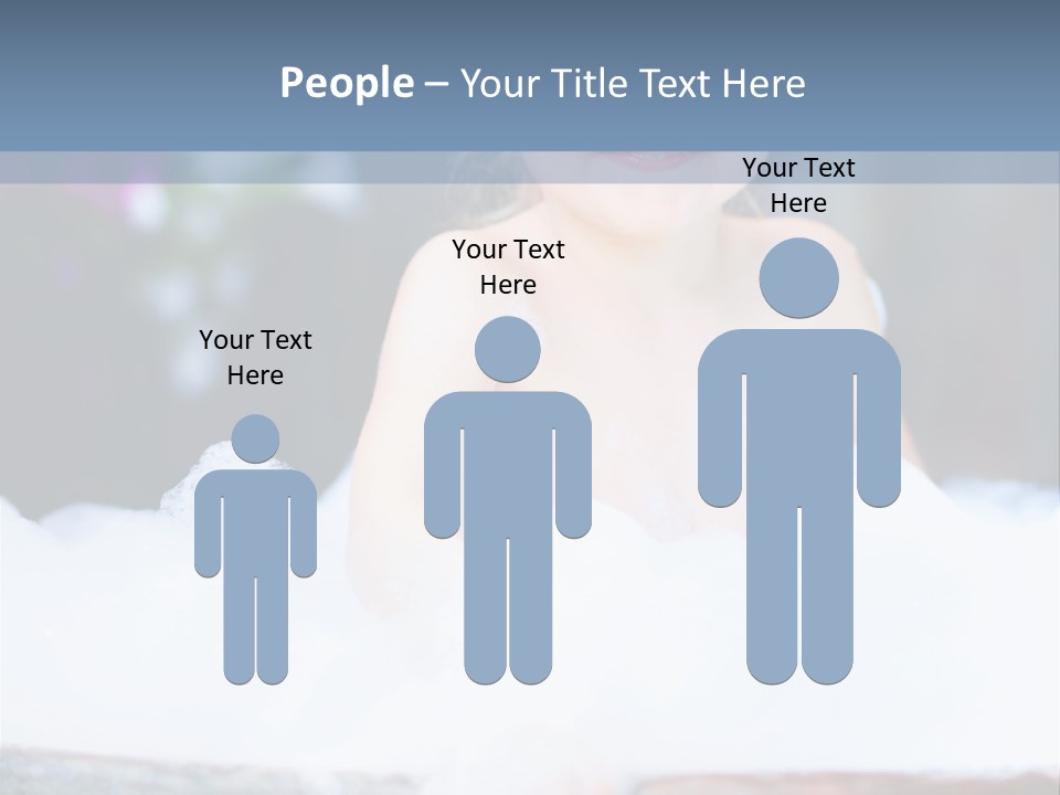 Healthcare Foam Bath PowerPoint Template