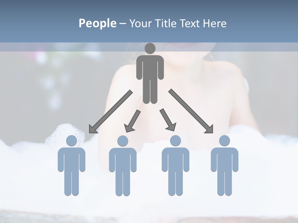 Healthcare Foam Bath PowerPoint Template