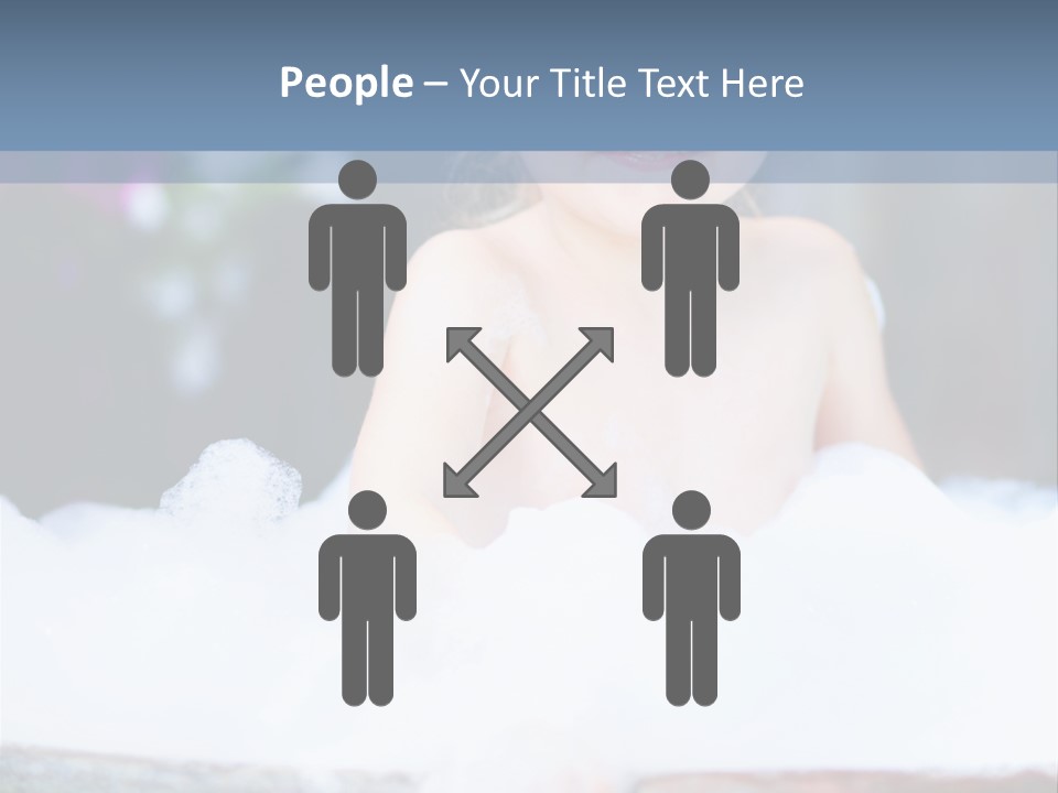 Healthcare Foam Bath PowerPoint Template