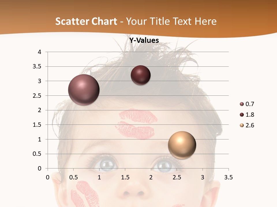 Small Valentine Child PowerPoint Template