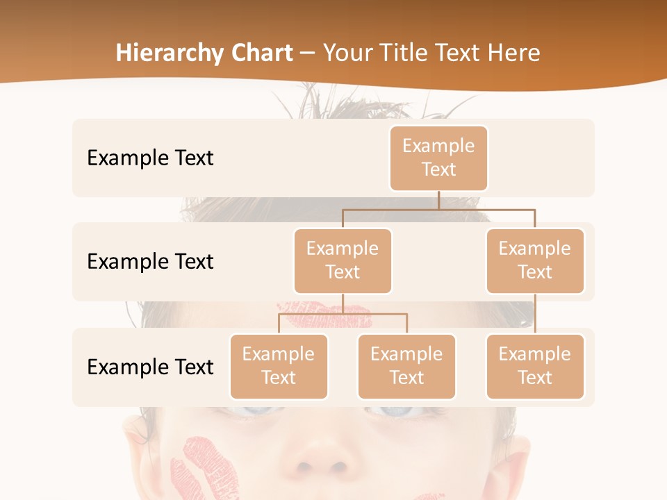 Small Valentine Child PowerPoint Template