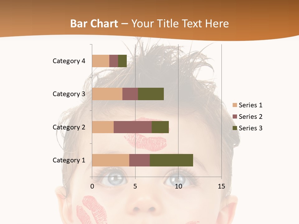 Small Valentine Child PowerPoint Template