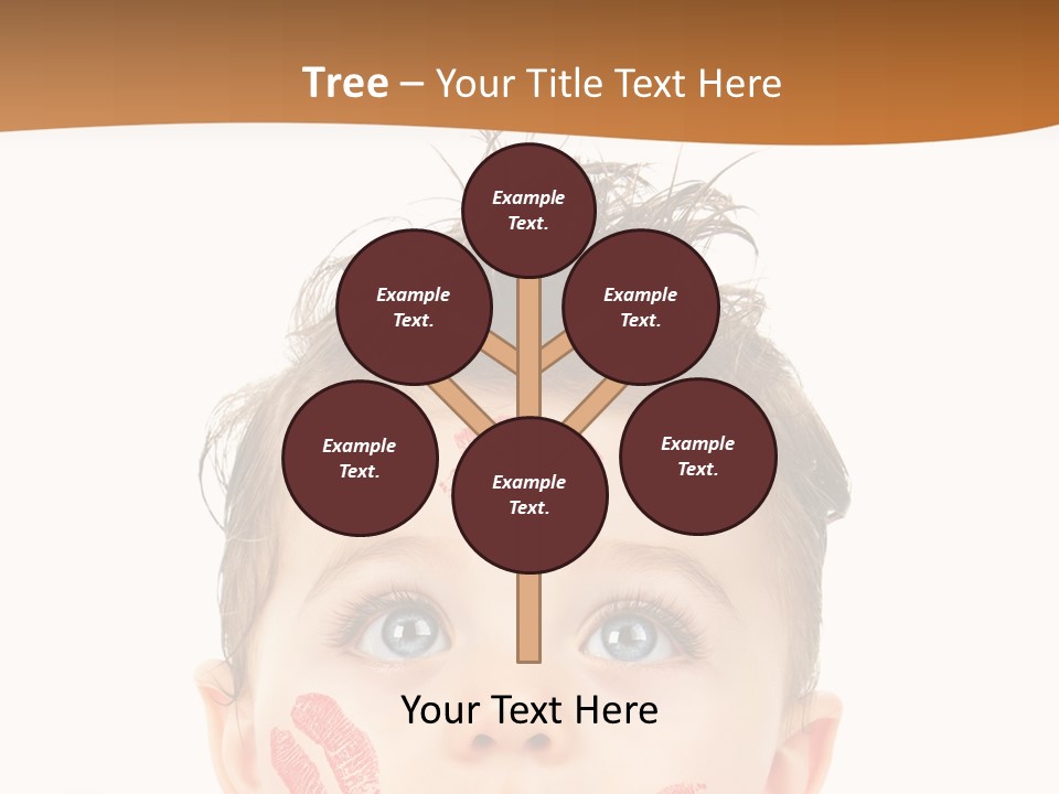 Small Valentine Child PowerPoint Template