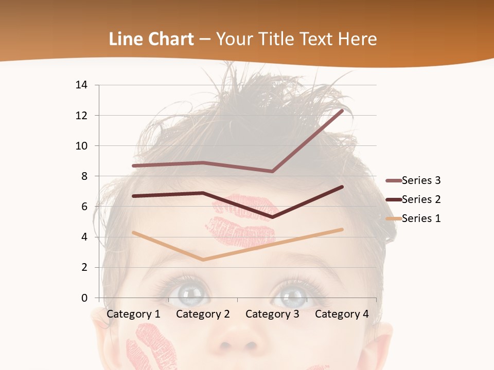 Small Valentine Child PowerPoint Template