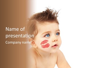 Nice Close Kiss PowerPoint Template