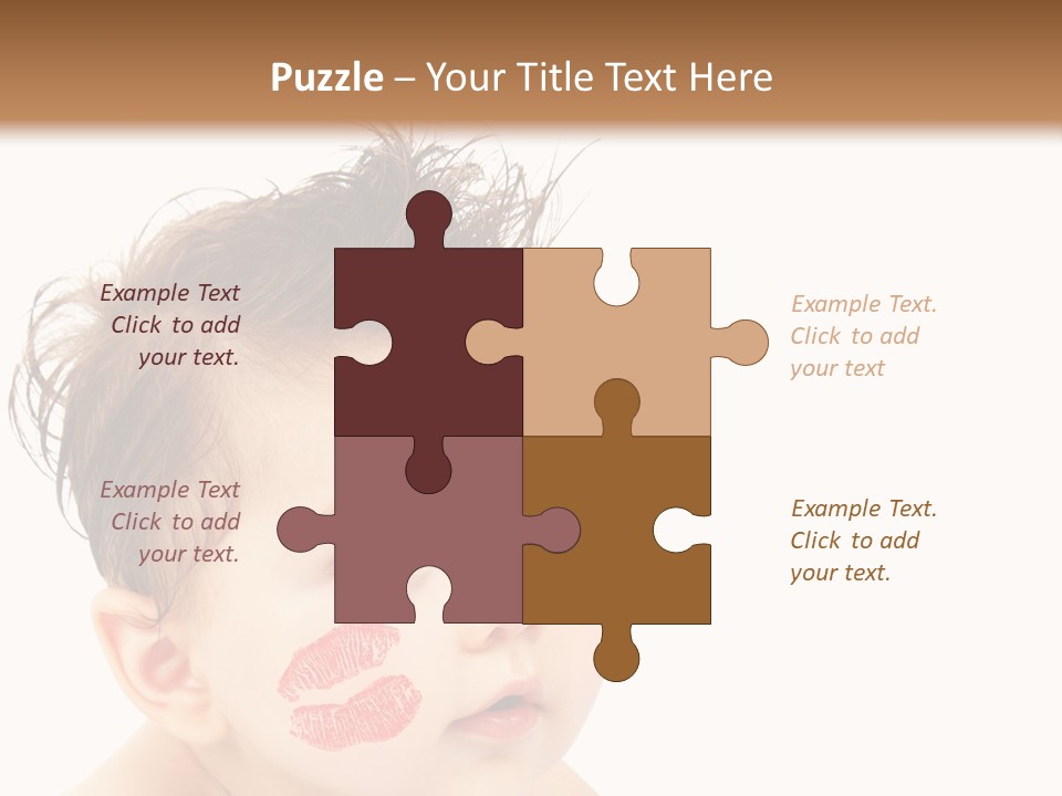 Nice Close Kiss PowerPoint Template