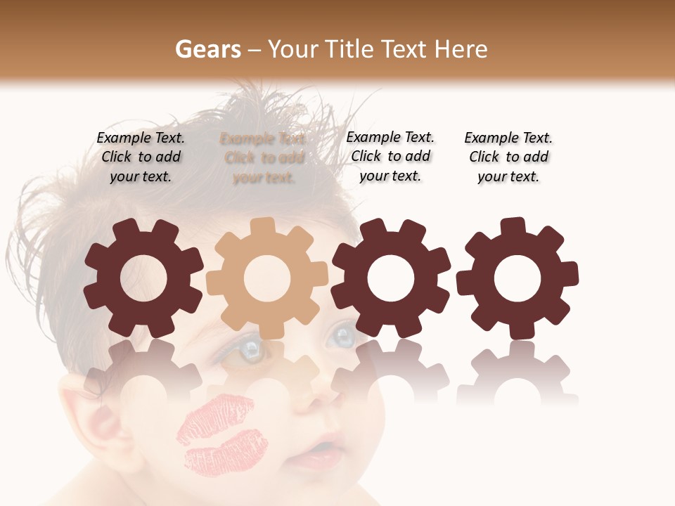 Nice Close Kiss PowerPoint Template