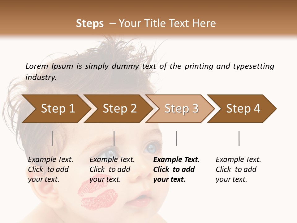 Nice Close Kiss PowerPoint Template