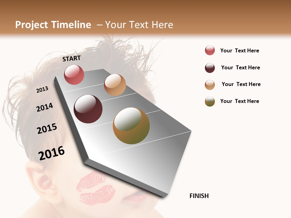 Nice Close Kiss PowerPoint Template