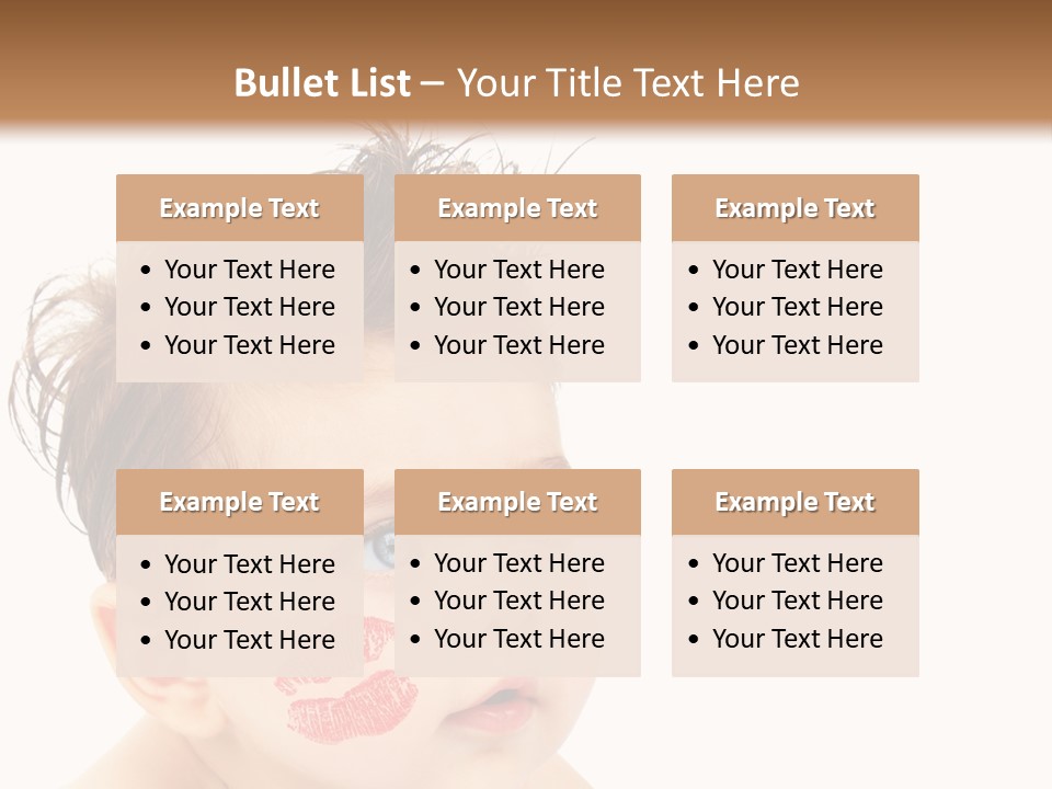 Nice Close Kiss PowerPoint Template