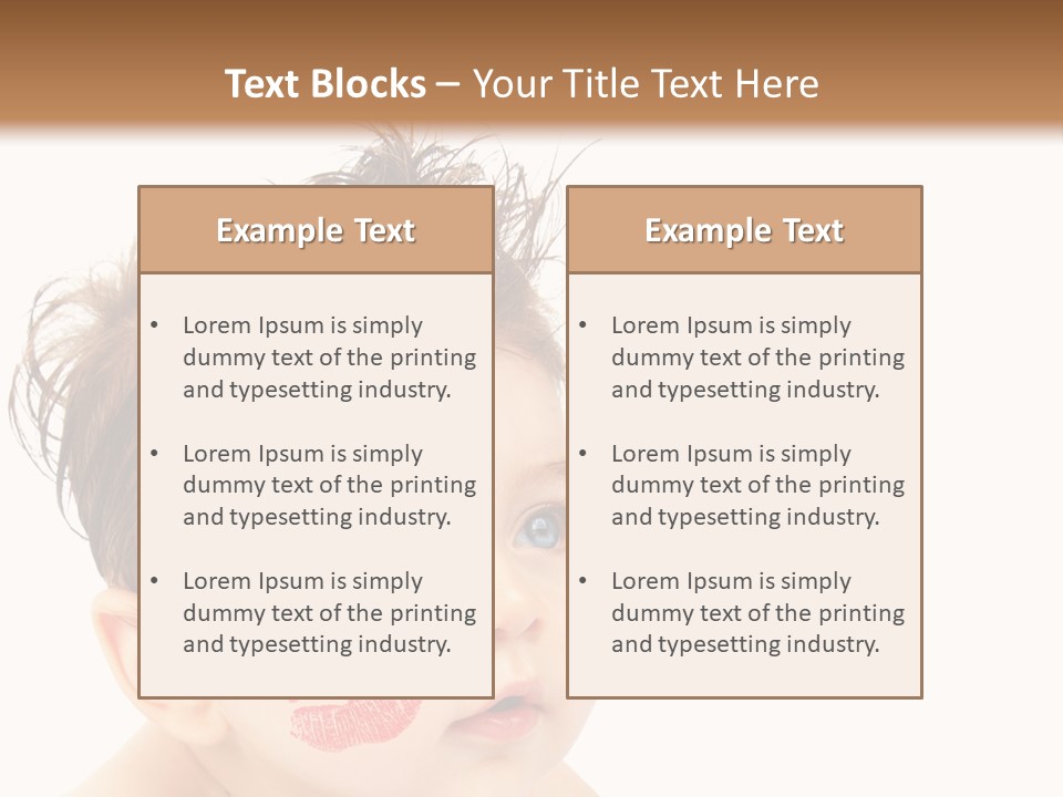 Nice Close Kiss PowerPoint Template