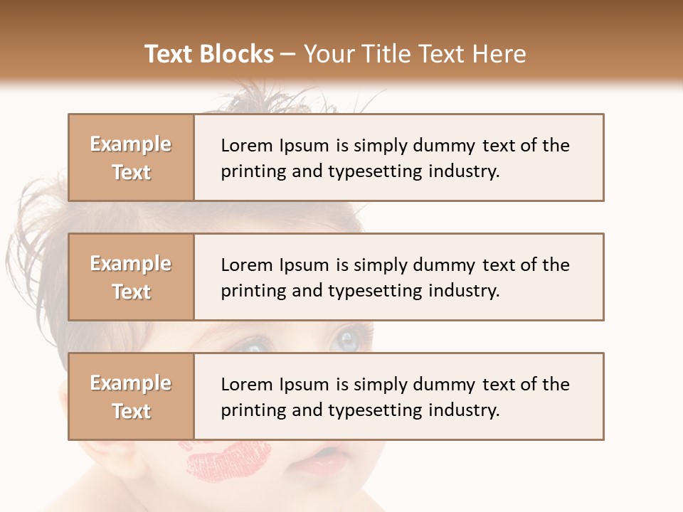 Nice Close Kiss PowerPoint Template