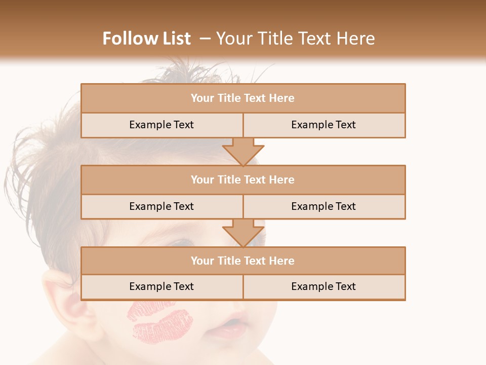 Nice Close Kiss PowerPoint Template