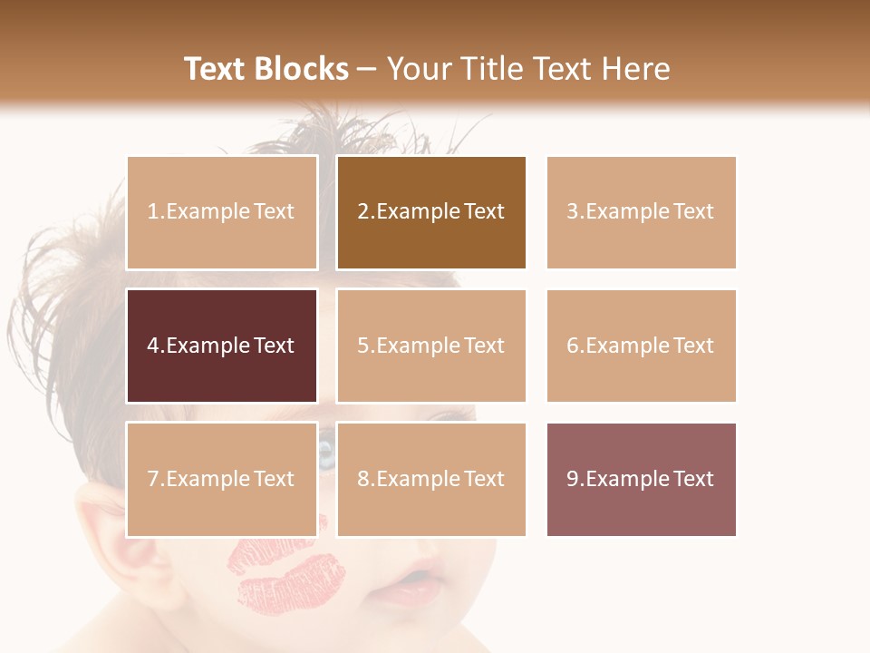 Nice Close Kiss PowerPoint Template