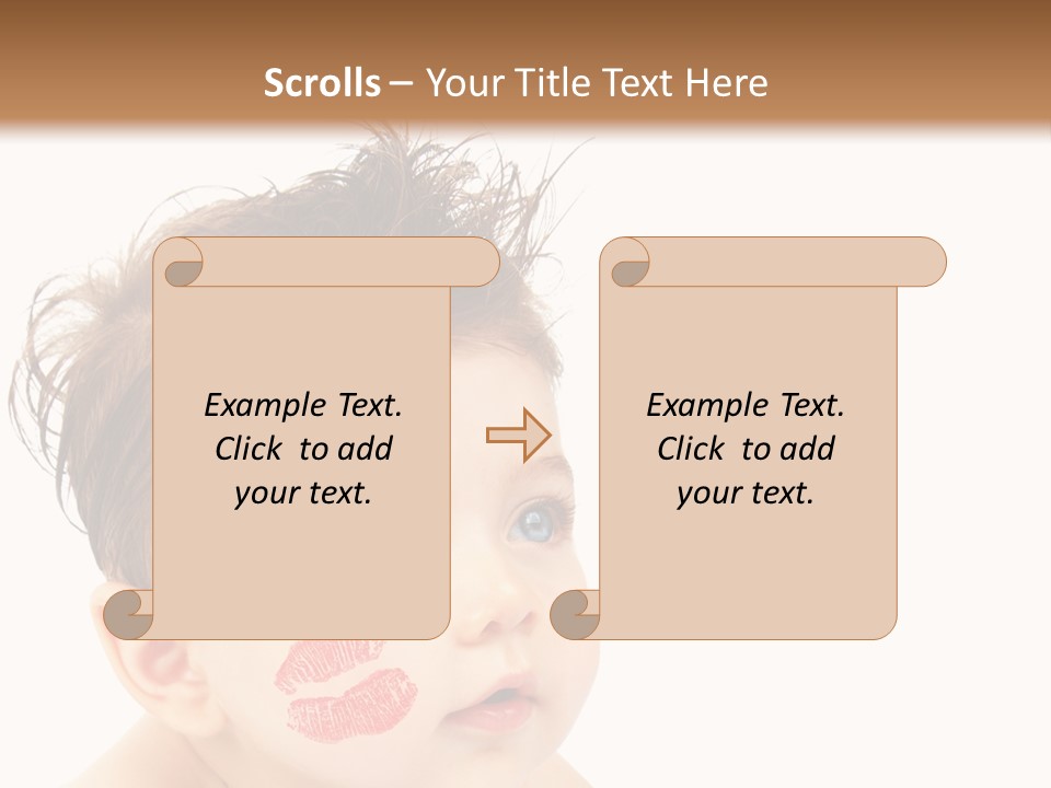 Nice Close Kiss PowerPoint Template