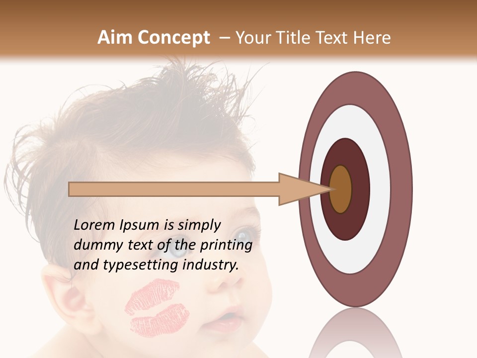 Nice Close Kiss PowerPoint Template