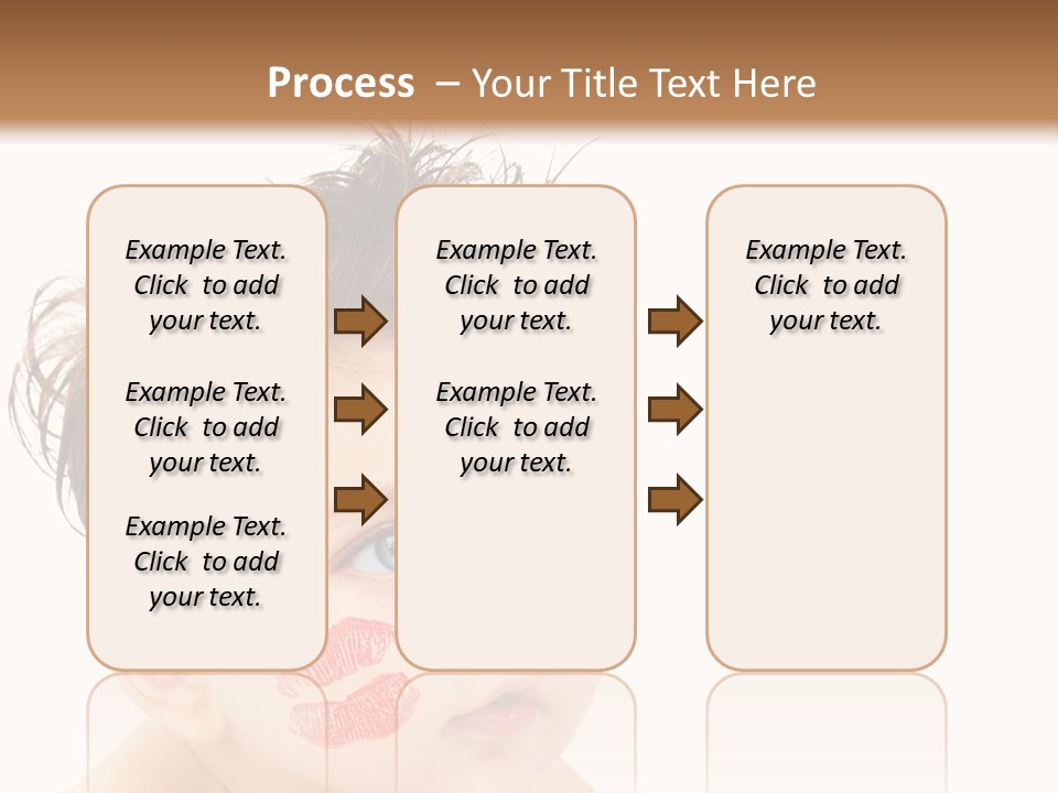 Nice Close Kiss PowerPoint Template