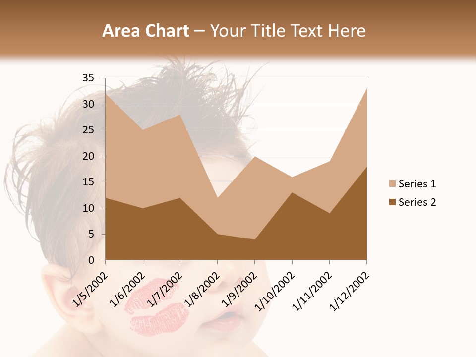 Nice Close Kiss PowerPoint Template