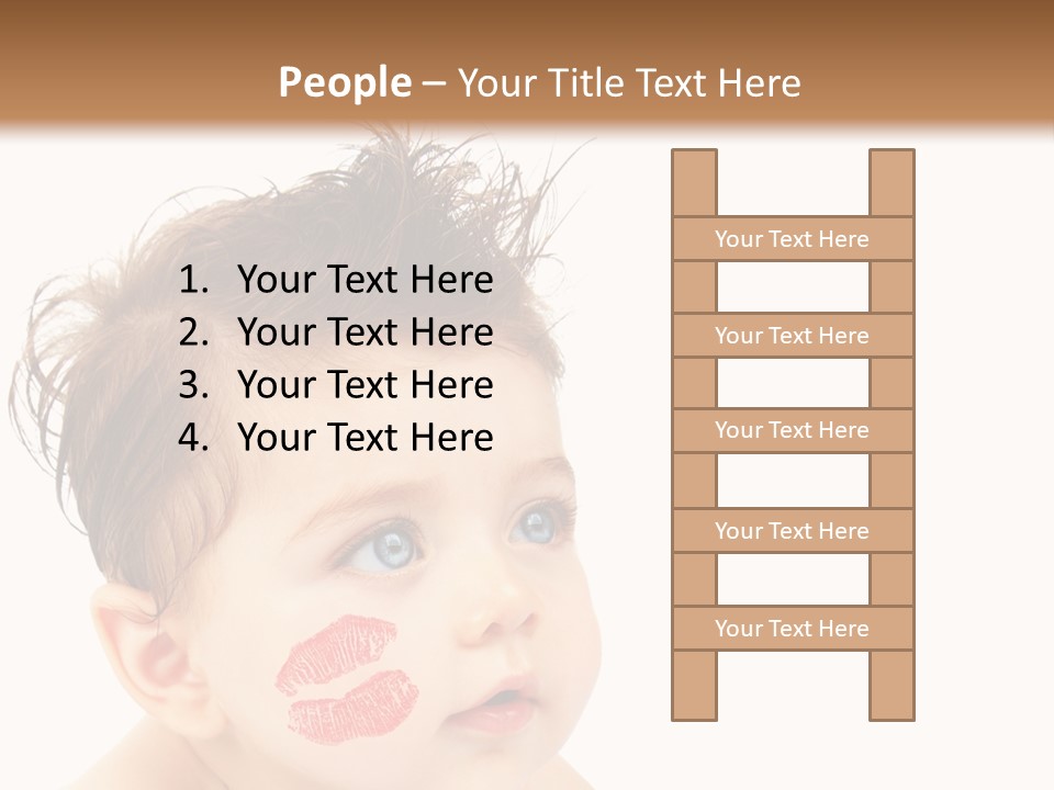 Nice Close Kiss PowerPoint Template