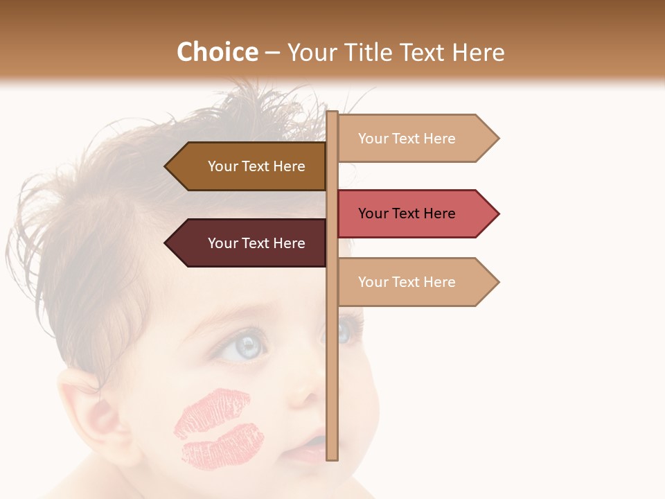 Nice Close Kiss PowerPoint Template