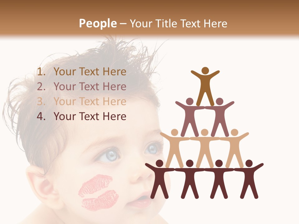 Nice Close Kiss PowerPoint Template