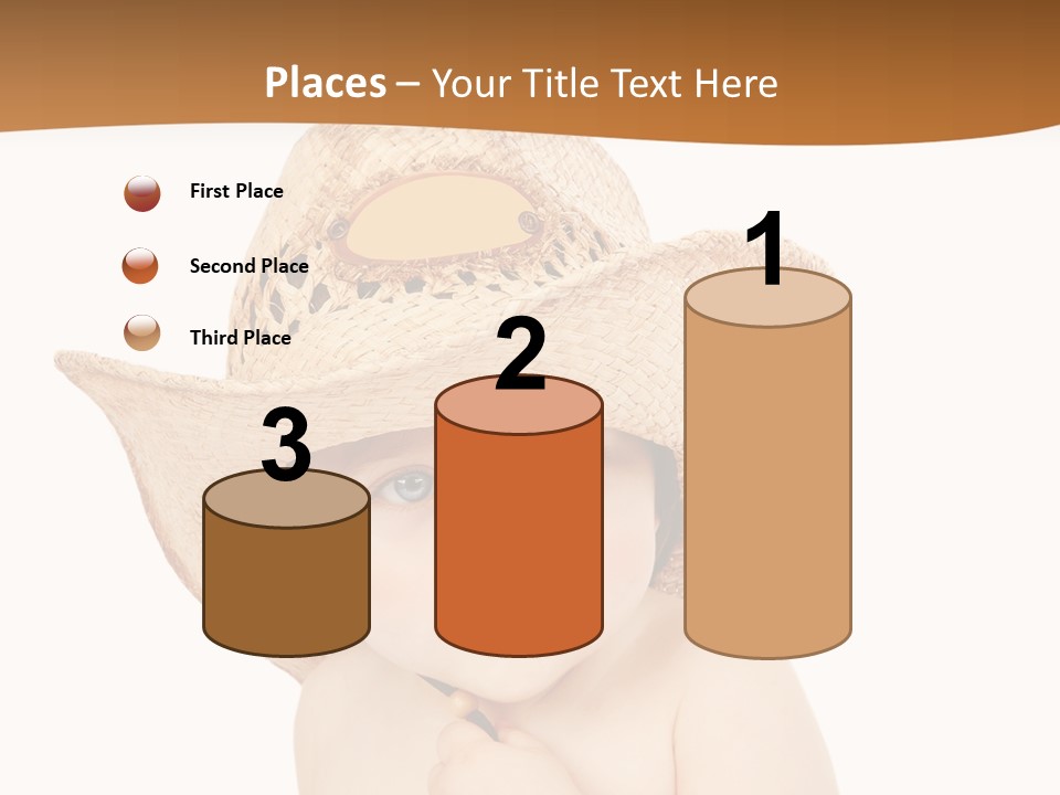 Sweet Cheerful Boy PowerPoint Template