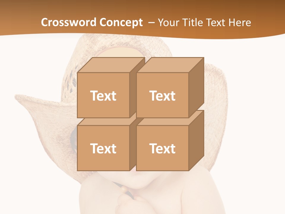 Sweet Cheerful Boy PowerPoint Template