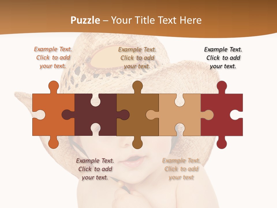 Sweet Cheerful Boy PowerPoint Template