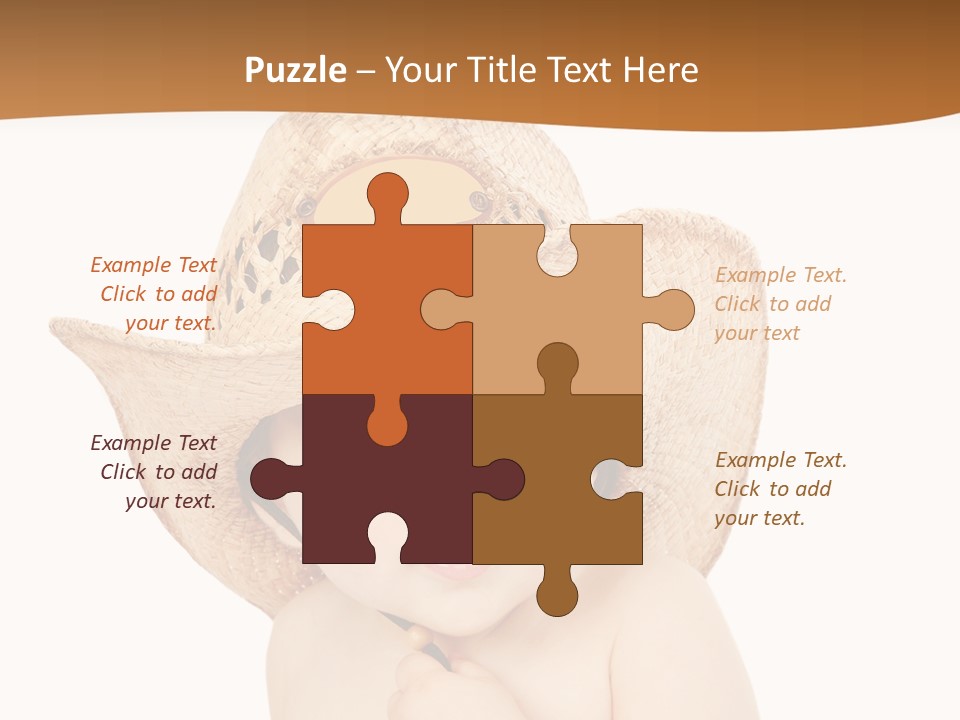 Sweet Cheerful Boy PowerPoint Template