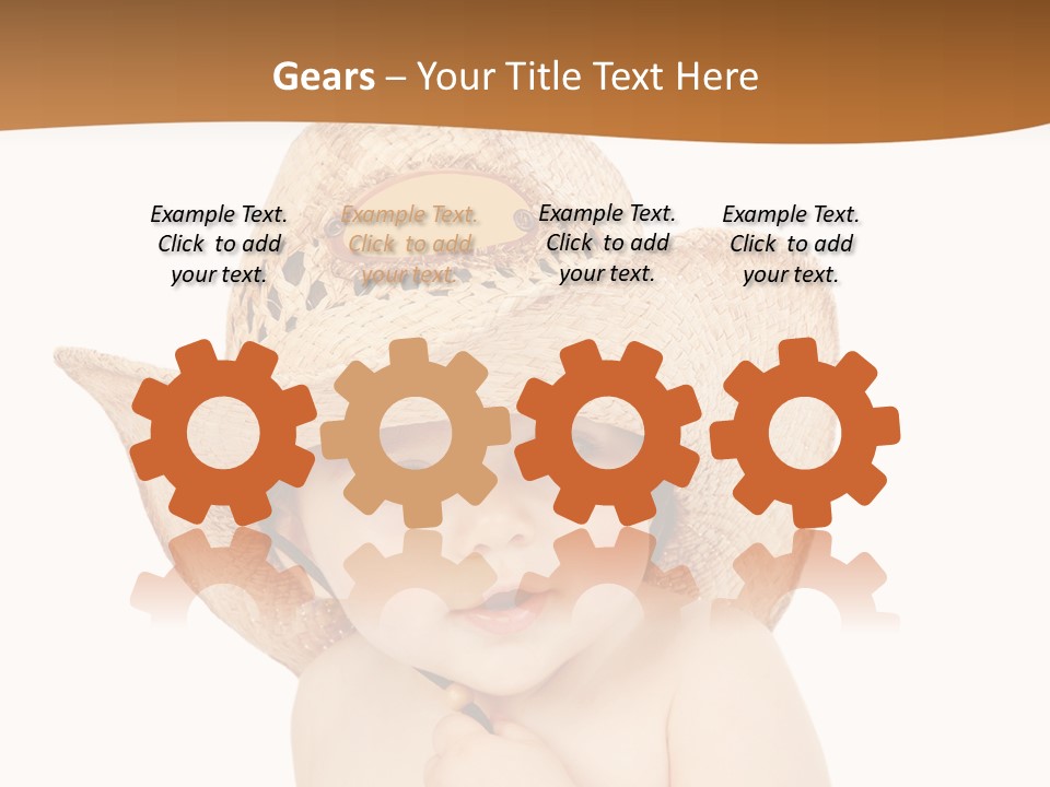 Sweet Cheerful Boy PowerPoint Template